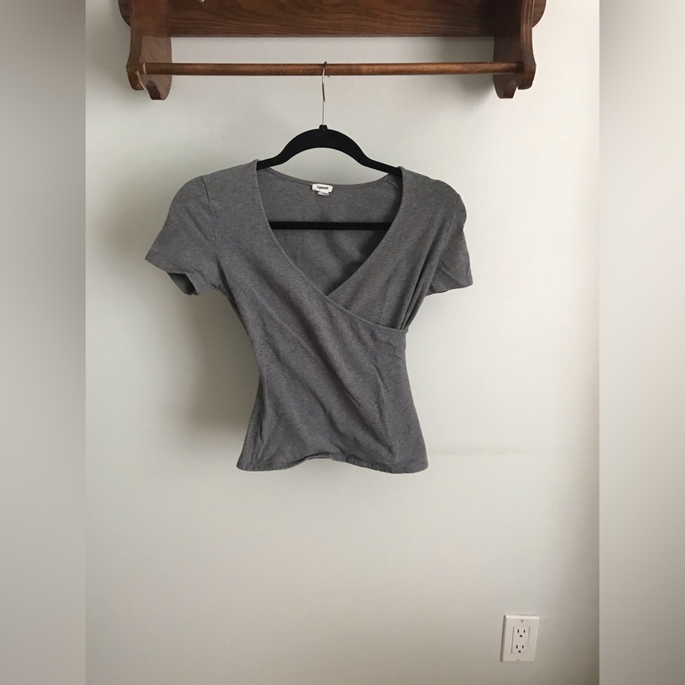 Grey Garage Crossed T-Shirt S